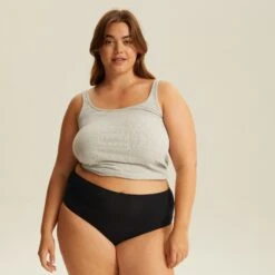 Culotte Très Haute One Size Noire JUST ONE COTON -Bestform BL04601 030 WEB 3