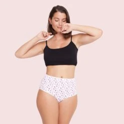 Panty Blanc Best Cotton Print -Bestform BL05221 9A0 WEB 3